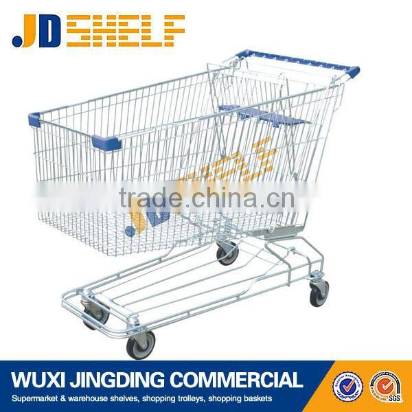 zinc steel convenience store cheap carts