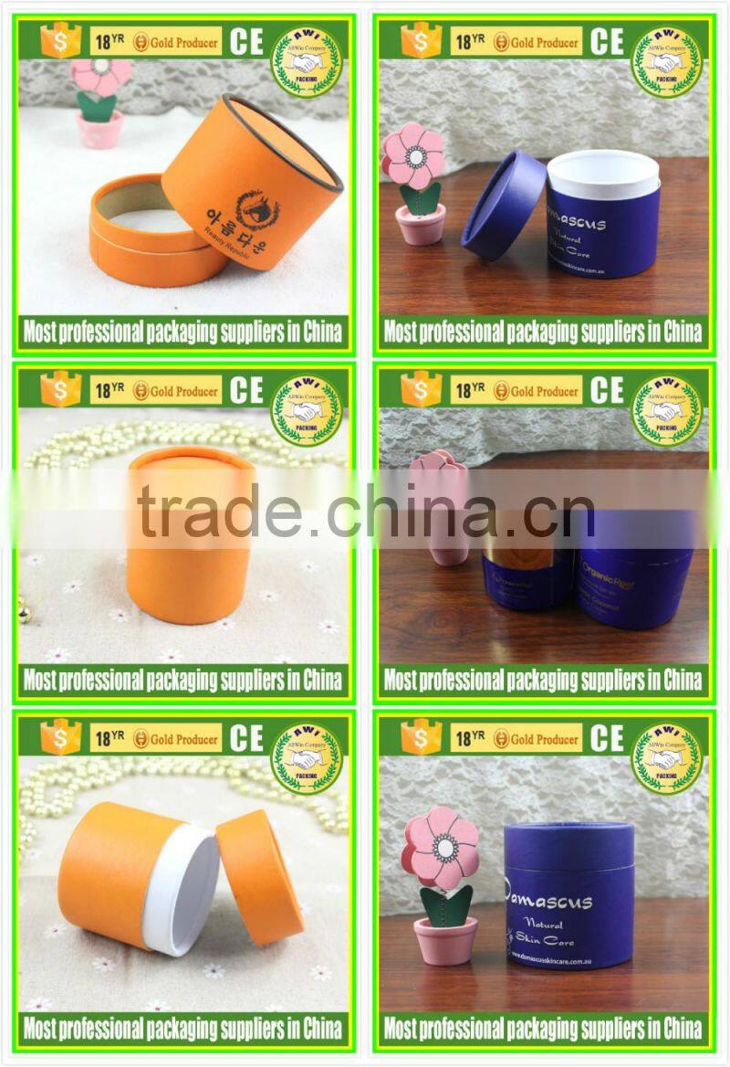 High Quality Fashion Paper tube Round paper box