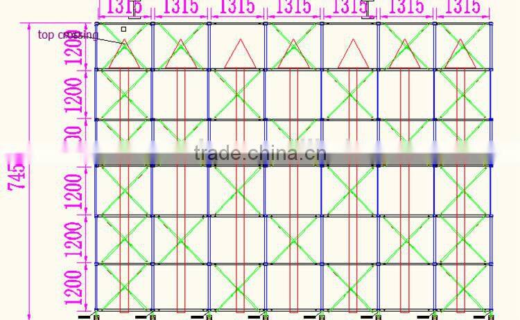 Cheap racks ,trucks can drive right into the racks from China