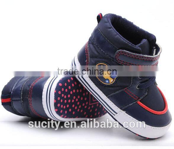 2014 elegant fabric newborn baby shoes like sport shoes design