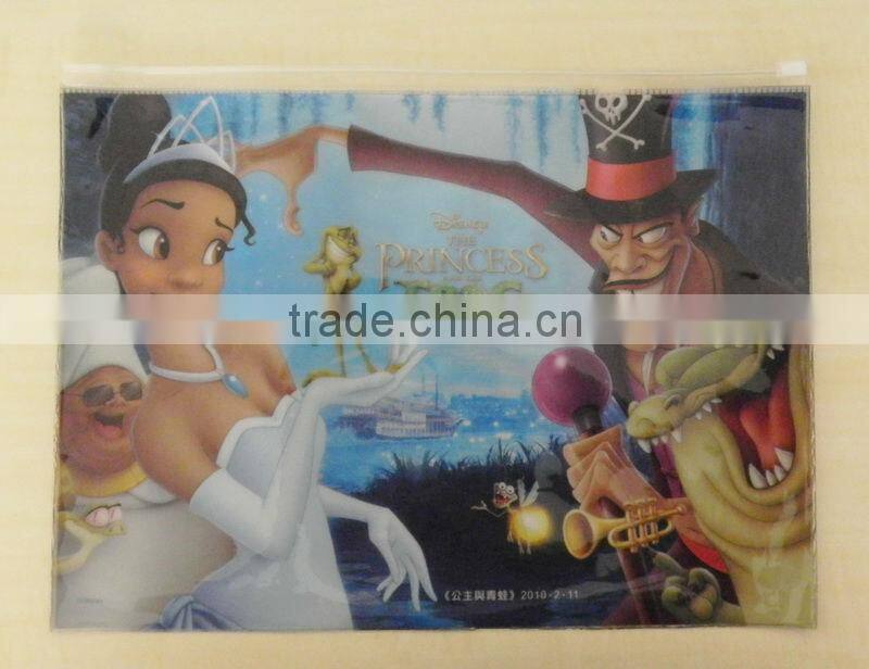 Custom A4 pp folder / Zipper folder /zipper document filer folder