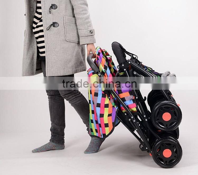 European Market Top Quality Twins Baby Stroller|Baby Carriage with Bidirectional Handle