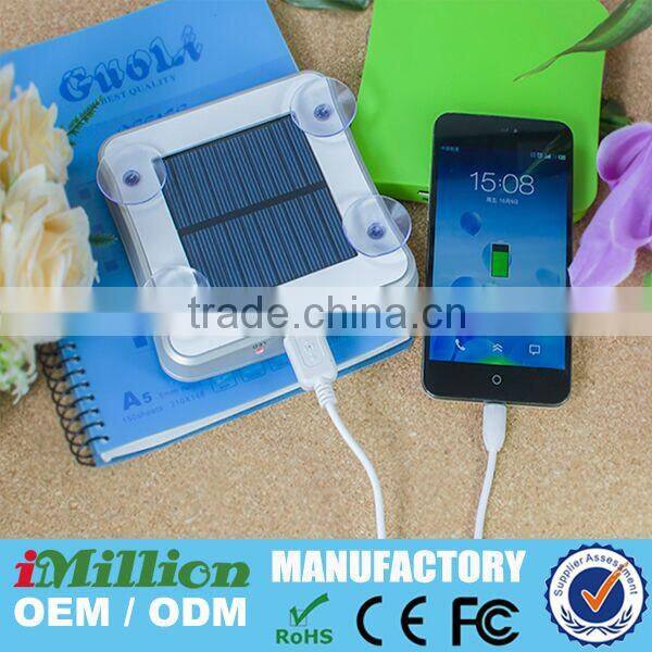 2600mah portable solar mobile phone charger/solar cell phone charger/solar power bank