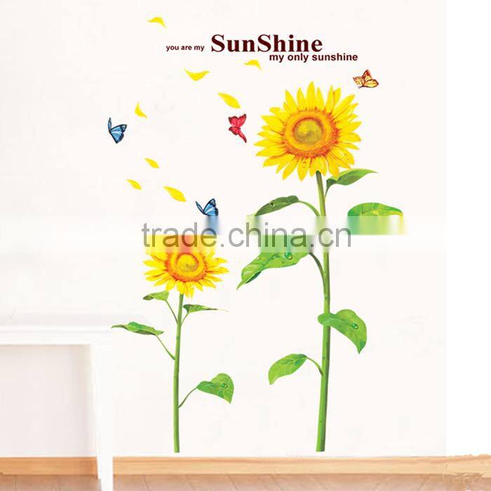 Sunflower Bathroom Wall Tile Stickers