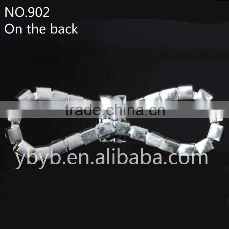 Hot ! Small Rhinestone Ribbon Button For Wedding Invitation-902