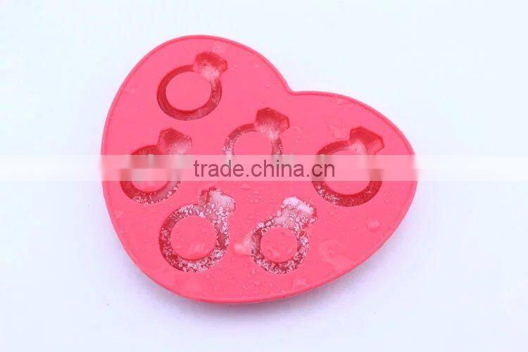 Fancy Ring Shaped Silicone Ice Cube Tray