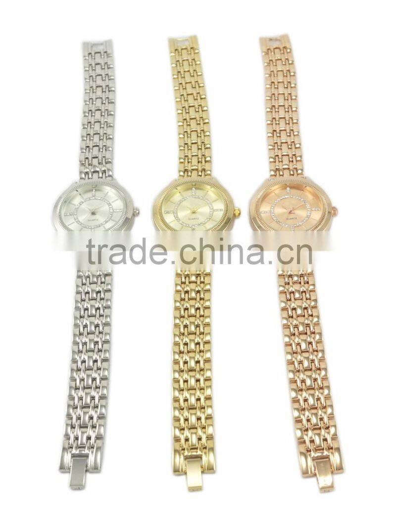 New models fashion bracelet diamond dial watches custom logo