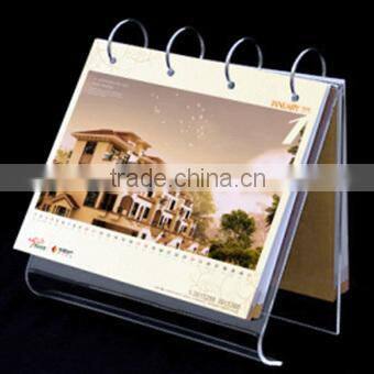 clear acrylic cheap usefull calender beautifull holder wholesale