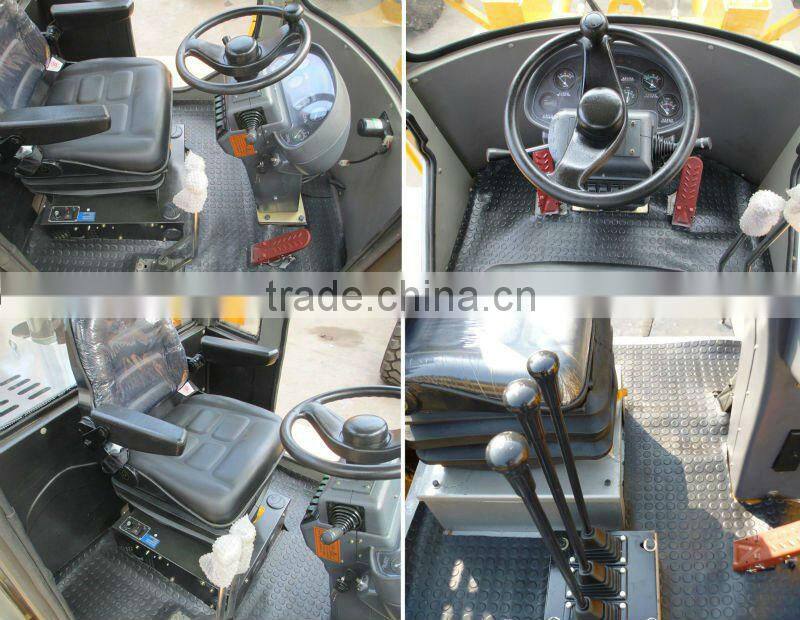 Wheel loader 3t , used wheel loader at block makin machine for brick machine