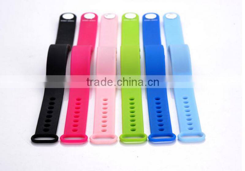 3D Pedometer sleep monitor Temperature calorie sports Silicone LED Smart watch