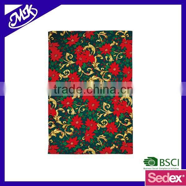 cheap custom design hot transfer printed cotton tea towel