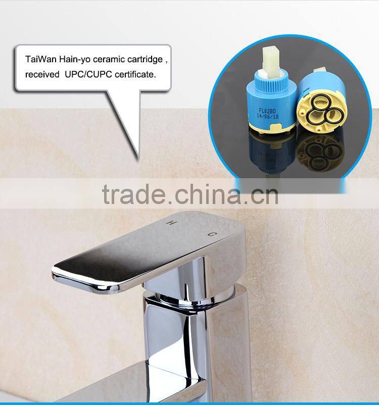 Zinc Handle Brass Basin Wash Basin Tap