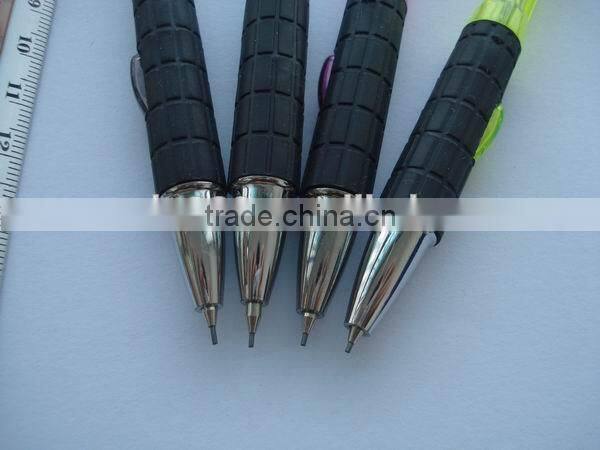 custom high quality automatic pencil mechanical pencil with rubber grip