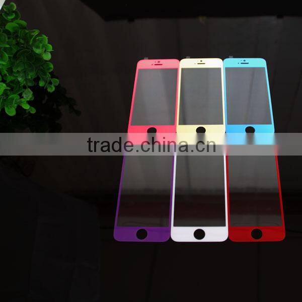 0.3mm color tempered glass screen protector For iphone mobile phone accessories