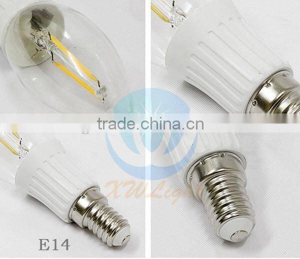 CE Rohs e14 filament bulb led bulb led light led bulb light