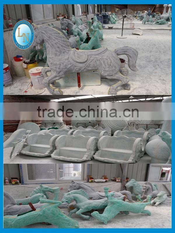 Europen luxurious carousel rides! Amusement Park Fiberglass 72 Seats Carousel Rides