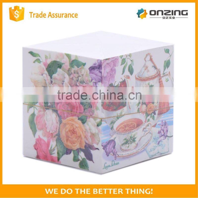Good quality 12x12x12 paper block memo note cube
