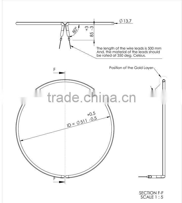 shortwave quartz infrar heat lamp heating emitter