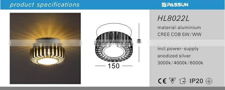 special design aluminum ra85 indoor led decorative light