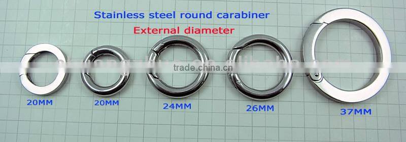 Fashion 316L stainless steel rope end caps for genuine leather rope bracelets or necklace