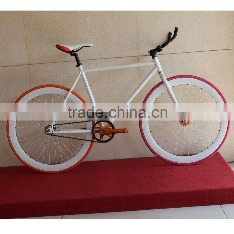 Spoken Fixed gear bicycle