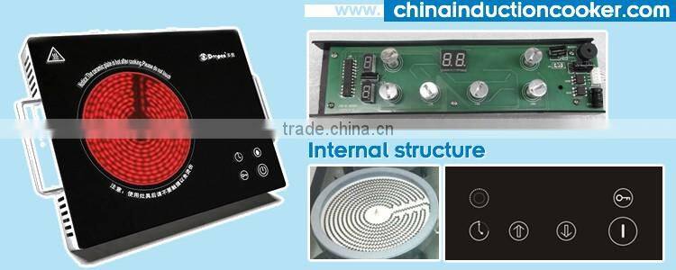 Hot-selling Single Burner Ceramic Cooker Stainless Steel Ceramic Hob