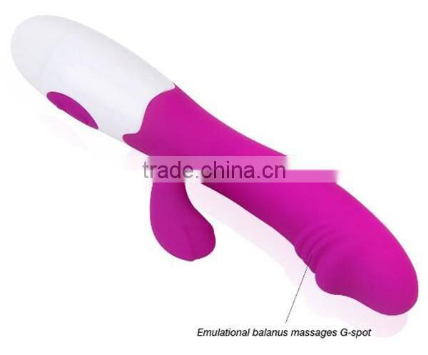 Silicone 30 Modes Super Silent G-spot Dual Vibrating Waterproof Vibrators for Women,Adult Sex Products Erotic Sex Toys