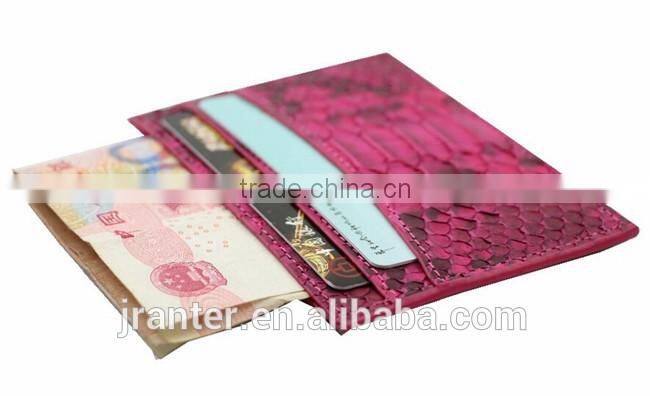 2016 fashion Python snakeskin leather creddit card case,business name card holder