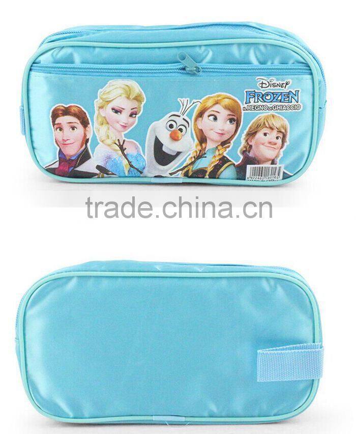 wholesale clear custom Polyester pencil case with compartments for teenagers