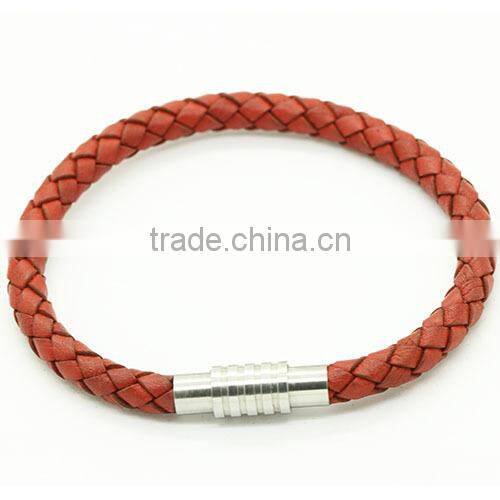 2016 trend men's leather bracelets beads