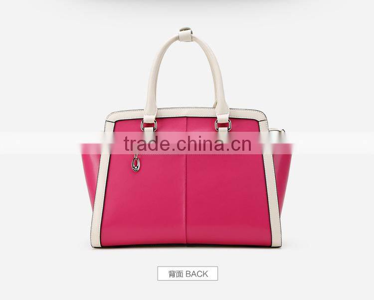 Western style handbag shoulder bag young ladies brand foxer bag pu leather