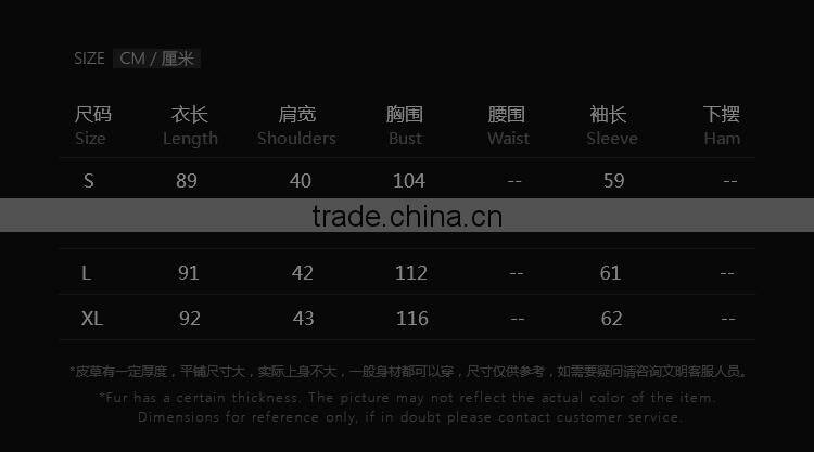 hot sale back mink fur long coat for women winter