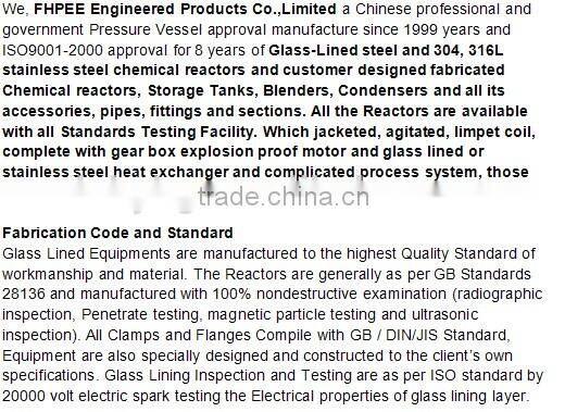 glass lined reactors design