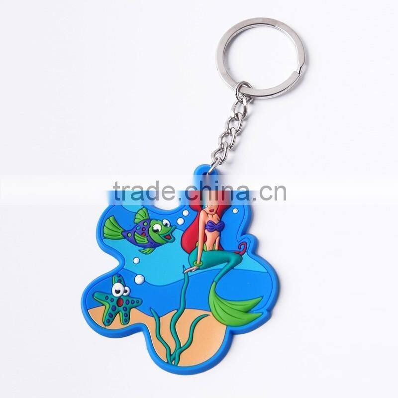 Cartoon Design Cheap 3D PVC Keychain for Promotional Merchandise