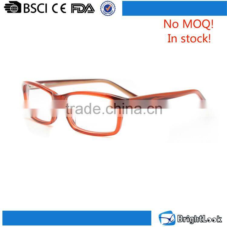 2016 In stock amber true color acetate new fashion eyewear optical glasses frame