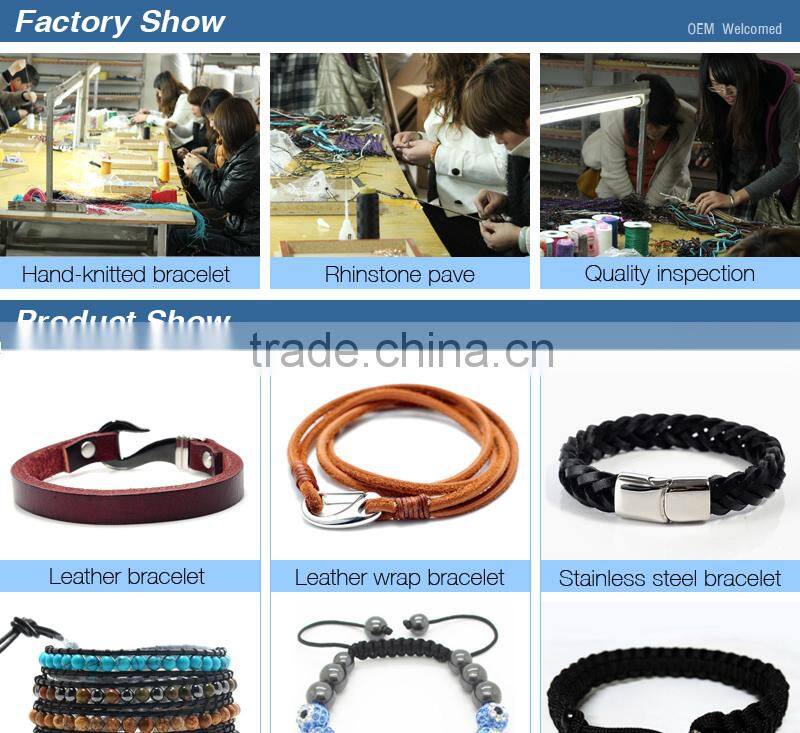 Alibaba Guangzhou Factory Direct Handmade DIY Turquoise Bead Wholesale Leather Wrap Bracelets