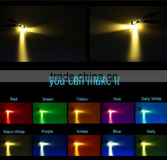 T10 Ba9s Festoon with 3 Adapters 9SMD 5050 9 smd led 3 Chips Car panel roof reading light Bulb Lamps lights white