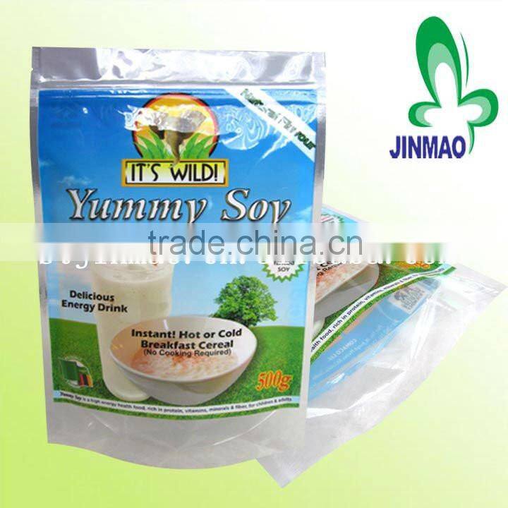 Top grade stand up zipper bag snack packaging