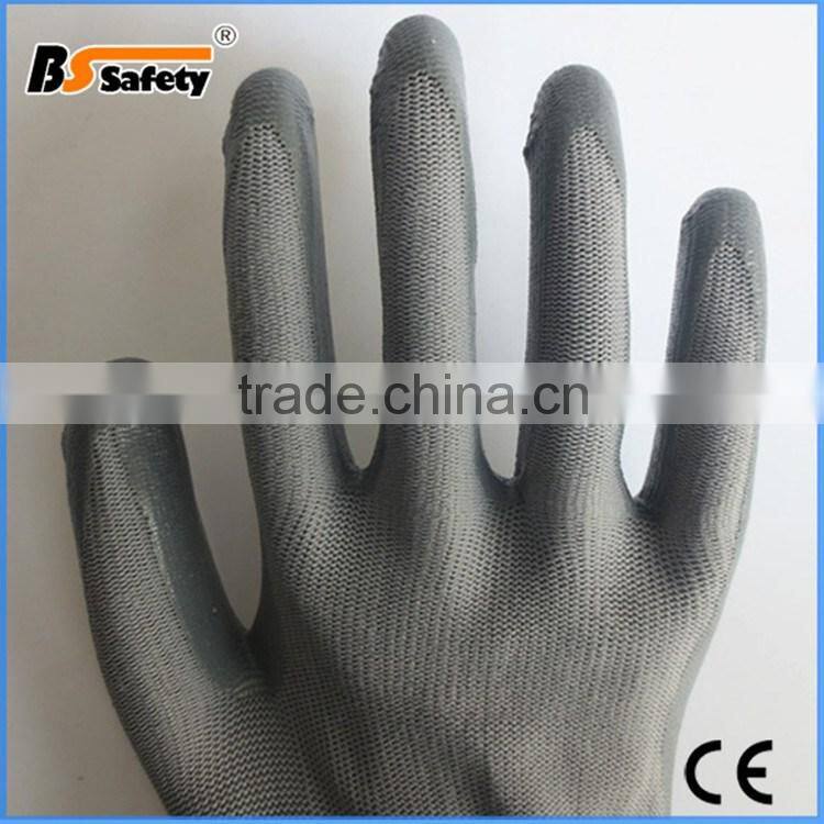 BSSAFETY Nitrile coating working gloves for building work use