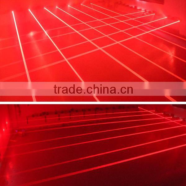 16 head Mobile fat beam laser net curtain lighting show system club equipemnt
