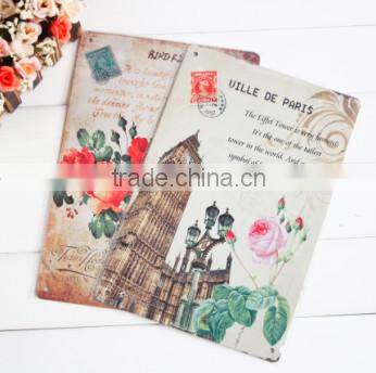 decor wall retro tin sign