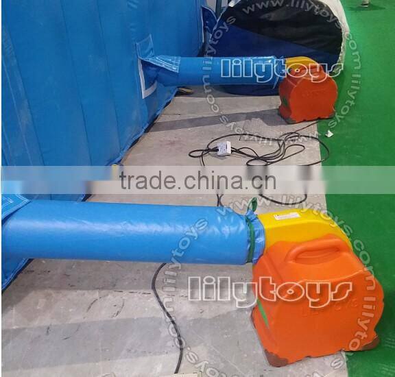 Orange giant inflatable dome tent, Customized inflatable tent