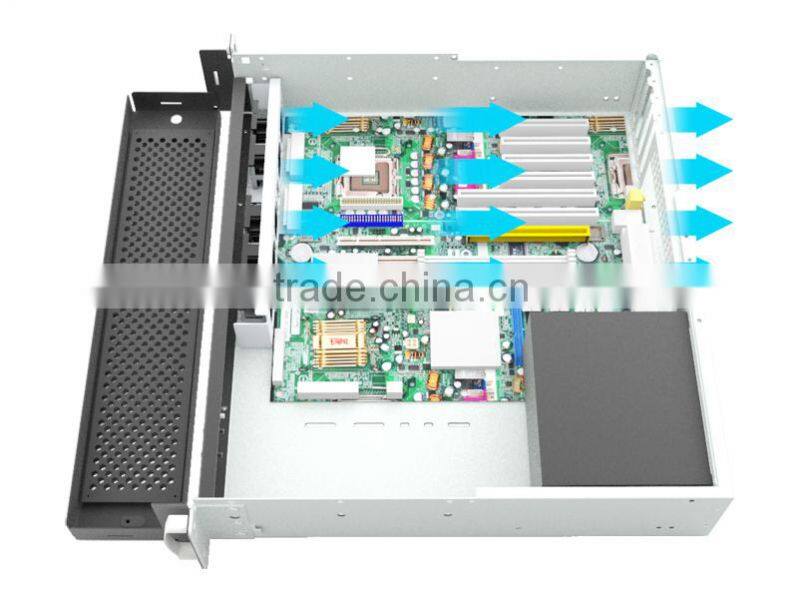2u hot swap rack server chassis