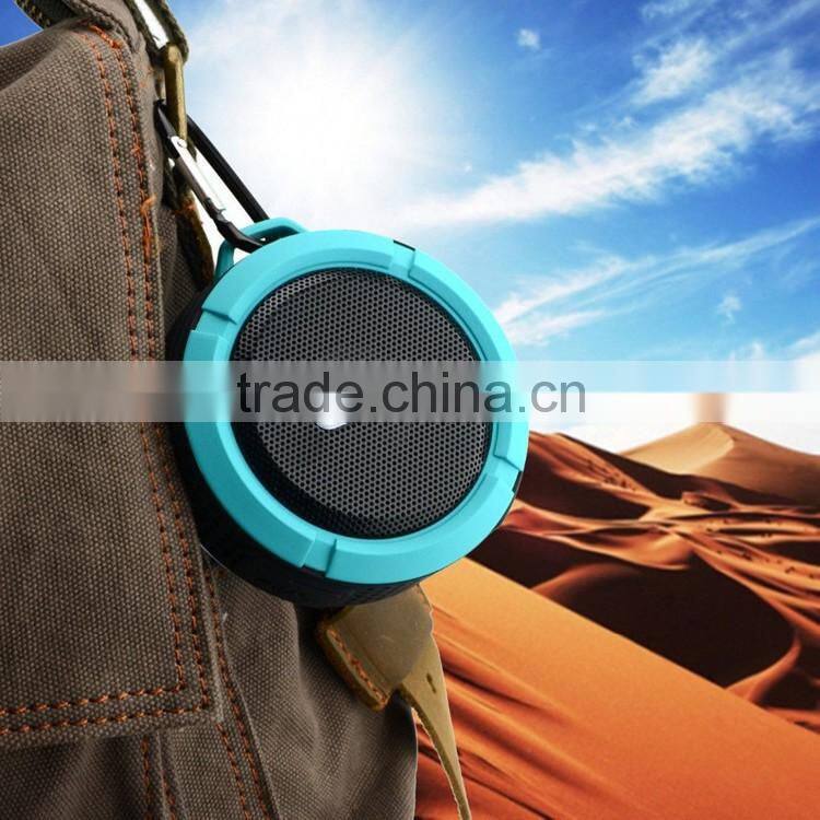 C6 portable Bluetooth Shower Speaker with Microphone