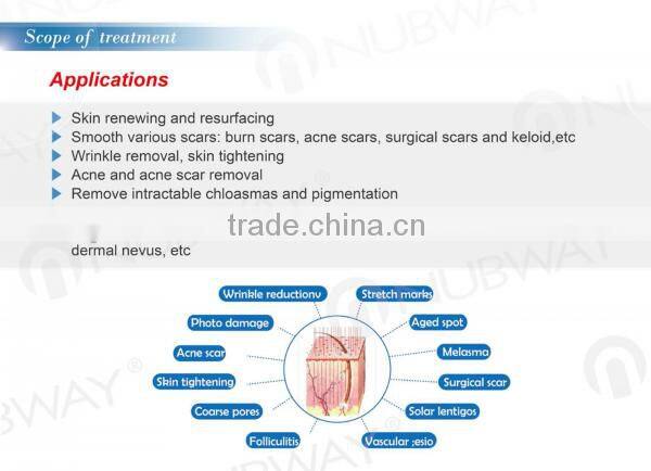 2016 new pixel medical fractional co2 laser acne scar removal machine