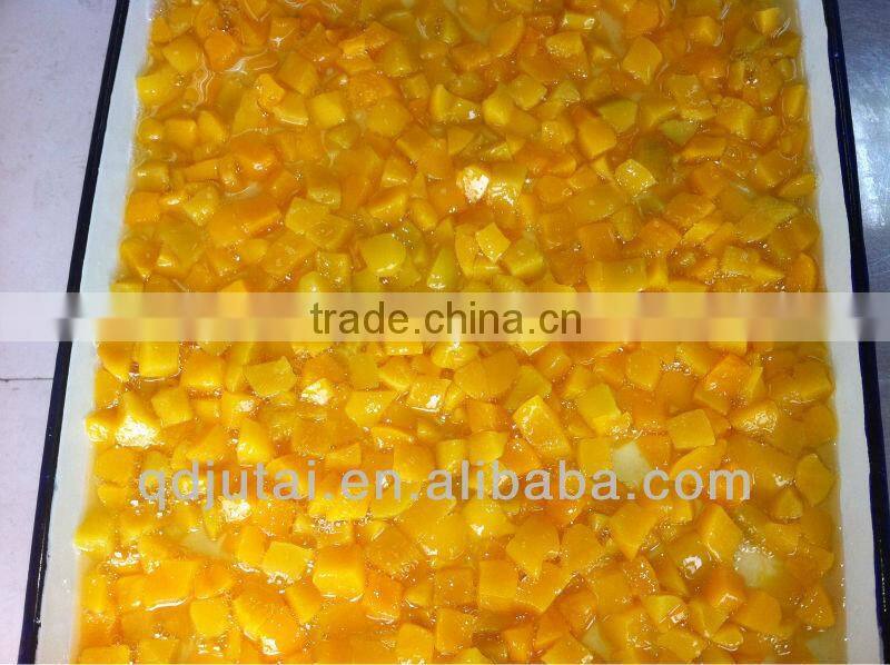 Canned Peach Dices in LS (15mm*15mm)