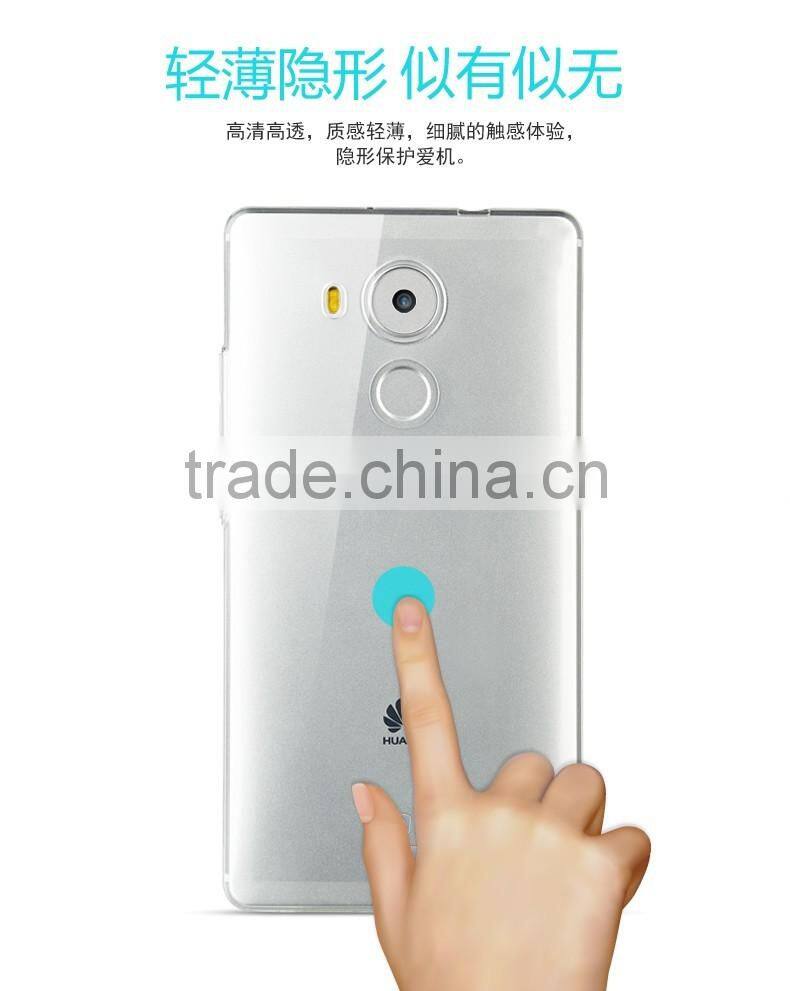 Original Baseus brand sample case ultra thin transparent soft TPU Back Cover Case For HUAWEI Mate 8