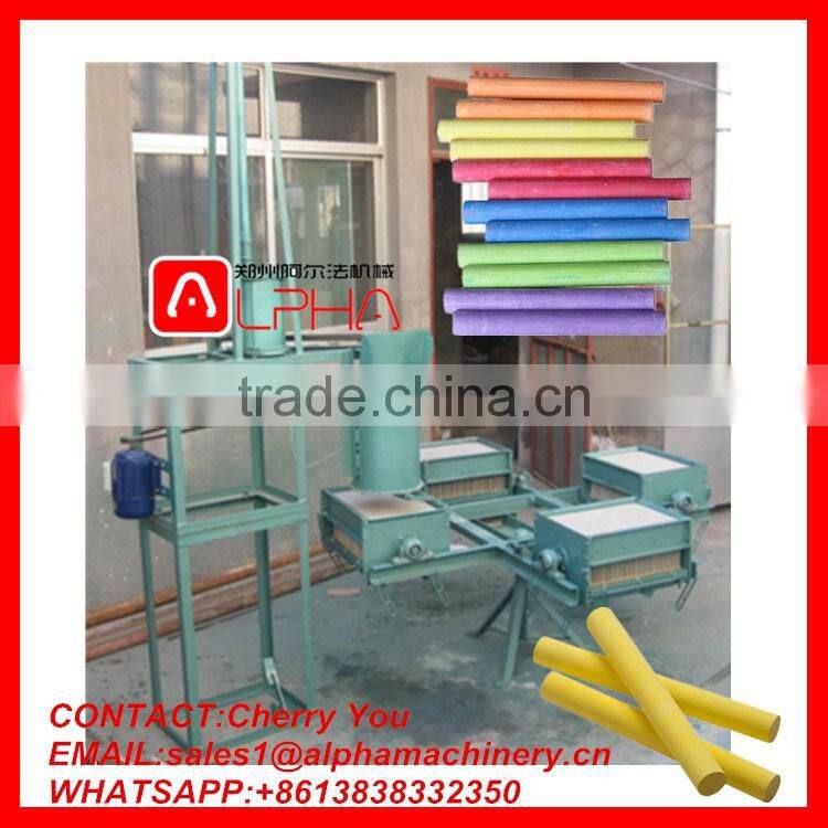 China semi -automatic blackboard chalk moulding school chalk making machine prices