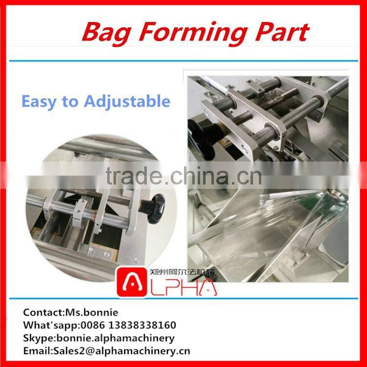 Pillow pouch horizontal packing machines with date printer