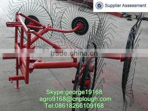 Tractor 4 discs leaf grabber rake for sale